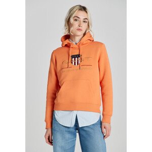 MIKINA GANT ARCHIVE SHIELD SWEAT HOODIE oranžová M