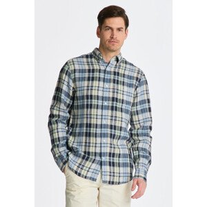 KOŠEĽA GANT REG LINEN MADRAS SHIRT MARINE