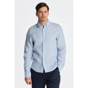 KOŠEĽA GANT SLIM LINEN SHIRT modrá XL