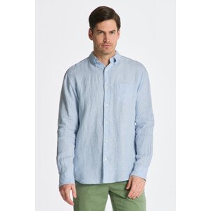 KOŠEĽA GANT REG LINEN SHIRT modrá L