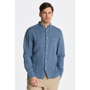 KOŠEĽA GANT REG UT GMNT DYED LINEN SHIRT SALTY SEA
