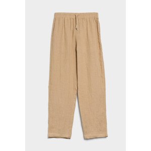 NOHAVICE GANT RELAXED LINEN PANTS hnedá 122/128