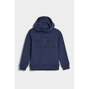 MIKINA GANT TONAL ARCHIVE SHIELD HOODIE CLASSIC BLUE