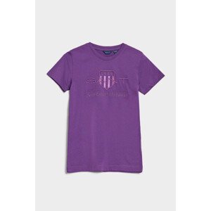 TRIČKO GANT TONAL ARCHIVE SHIELD T-SHIRT DARK VIOLET