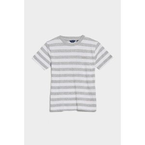 TRIČKO GANT RELAXED STRIPED T-SHIRT šedá 92