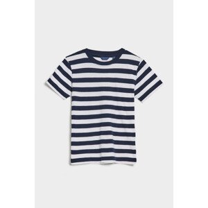 TRIČKO GANT RELAXED STRIPED T-SHIRT modrá 98/104