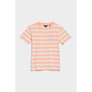 TRIČKO GANT RELAXED STRIPED T-SHIRT oranžová 122/128