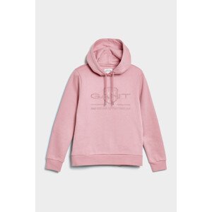 MIKINA GANT REG TONAL SHIELD HOODIE ružová XXL