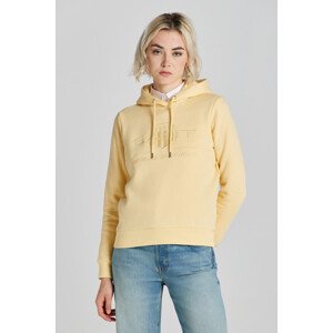 MIKINA GANT REG TONAL SHIELD HOODIE žltá M