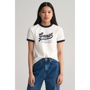 TRIČKO GANT CROPPED GANT USA SS T-SHIRT biela 176