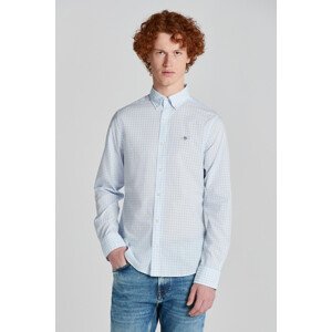 KOŠEĽA GANT SLIM POPLIN GINGHAM SHIRT modrá XXL