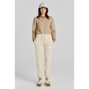 TEPLÁKY GANT REG TONAL SHIELD SWEATPANTS SOFT OAT