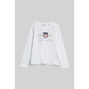 TRIČKO GANT ARCHIVE SHIELD LS T-SHIRT biela 98/104