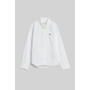 KOŠEĽA GANT SHIELD OXFORD BD SHIRT biela 110/116