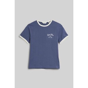 TRIČKO GANT SCRIPT LOGO SLIM TOP WASHED BLUE
