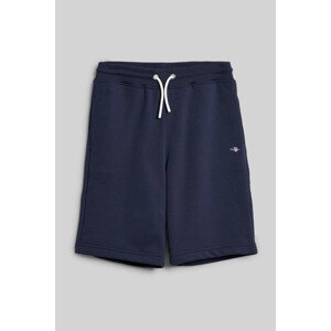TEPLÁKOVÉ ŠORTKY GANT SHIELD SWEAT SHORTS EVENING BLUE