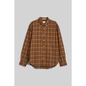 KOŠEĽA GANT REL TEXTURE CHECK SHIRT CORAL APRICOT