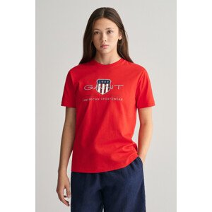 TRIČKO GANT ARCHIVE SHIELD SS T-SHIRT BRIGHT RED