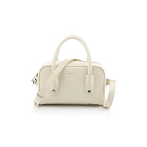 KABELKA GANT ICONIC MINI LEATHER BAG CREAM