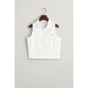 POLOKOŠEĽA GANT PIQUE TANK TOP WHITE