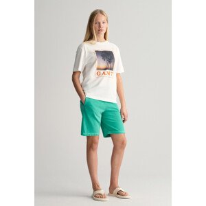 TEPLÁKOVÉ ŠORTKY GANT SUNFADED SWEAT SHORTS modrá 134/140