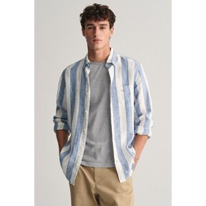 KOŠEĽA GANT REG BOLD STRIPE LINEN SHIRT SALTY SEA