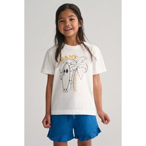 TRIČKO GANT GANT SURF ACADEMY RELAXED T-SHIRT WHITE