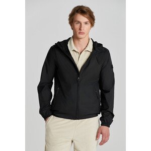 BUNDA GANT PACKABLE LIGHT WINDBREAKER EBONY BLACK