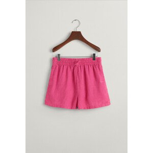 ŠORTKY GANT RELAXED LINEN SHORTS BOLD VIOLET