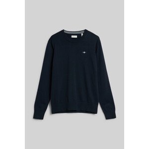 SVETER GANT SHIELD CLASSIC COTTON C-NECK modrá 170