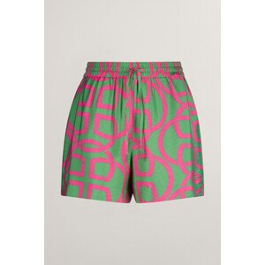 ŠORTKY GANT REL MONOGRAM PRINT PULL ON SHORTS PERKY PINK