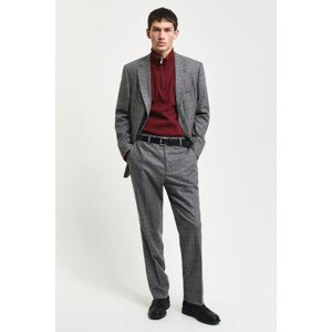 NOHAVICE GANT SLIM CHECK SUIT PANTS GRAPHITE
