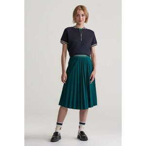 SUKŇA GANT JERSEY PLEATED SKIRT DEEP FOREST