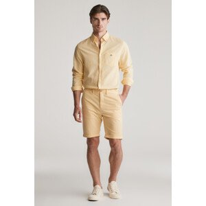 ŠORTKY GANT REG SUNFADED CHINO SHORTS DUSTY LIGHT YELLOW