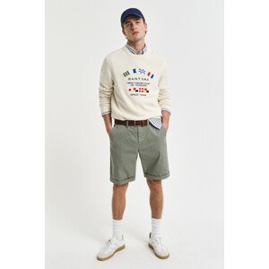 ŠORTKY GANT REG SUNFADED CHINO SHORTS KALAMATA GREEN