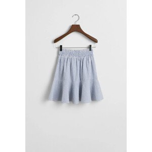 SUKŇA GANT STRIPED SEERSUCKER SMOCKED SKIRT RICH BLUE