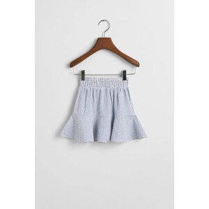 SUKŇA GANT STRIPED SEERSUCKER SKIRT RICH BLUE