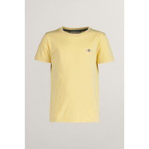 TRIČKO GANT SHIELD SS T-SHIRT DUSTY LIGHT YELLOW
