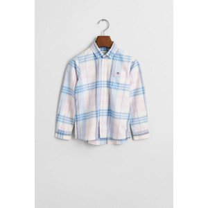 KOŠEĽA GANT CHECKED OXFORD BD LS SHIRT LIGHT PINK