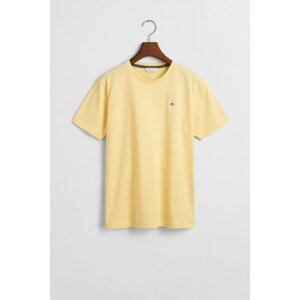 TRIČKO GANT SHIELD SS T-SHIRT DUSTY LIGHT YELLOW
