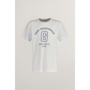 TRIČKO GANT GANT SPORTSWEAR ARCH T-SHIRT WHITE