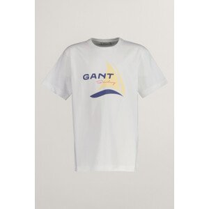 TRIČKO GANT GANT SAILING GRAPHIC T-SHIRT WHITE