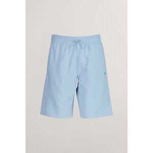 ŠORTKY GANT SHIELD COTTON SLUB SHORTS CALMING BLUE