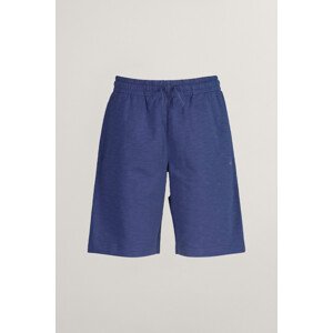 ŠORTKY GANT SHIELD COTTON SLUB SHORTS DUSTY NAVY