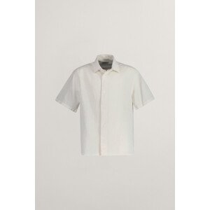 KOŠEĽA GANT COTTON LINEN SS SHIRT WHITE