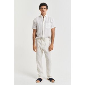 NOHAVICE GANT RELAXED LINEN DS PANTS CREAM