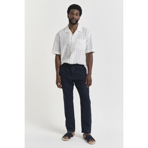 NOHAVICE GANT RELAXED LINEN DS PANTS EVENING BLUE