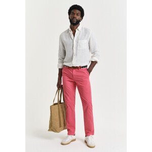 NOHAVICE GANT SLIM SUNFADED CHINOS WATERMELON RED