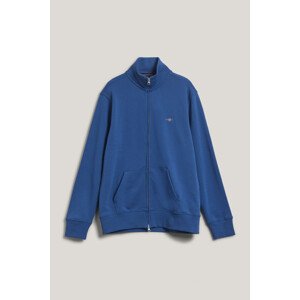 MIKINA GANT REG SHIELD FULL ZIP SWEAT RICH BLUE