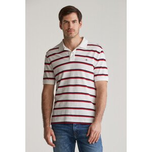 POLOKOŠEĽA GANT STRIPED SS POLO EGGSHELL